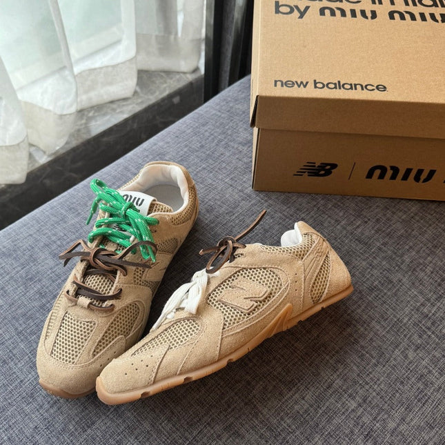 Warm Ivory Sneakers NB Suede Cowhide