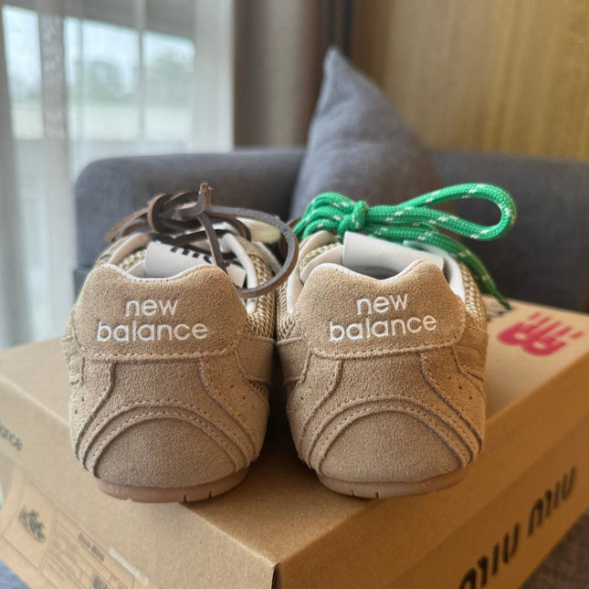 Warm Ivory Sneakers NB Suede Cowhide