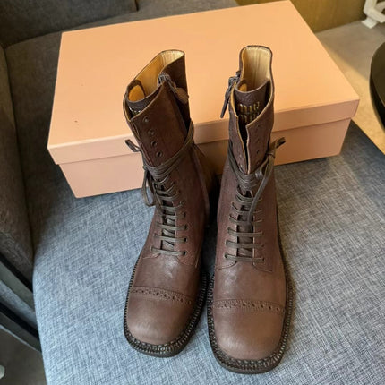 Boots Wood Color Calfskin