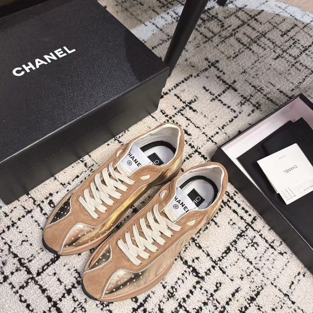 CLASSIC SNEAKERS IN PERU BROWN SHEEPSKIN AND SUEDE