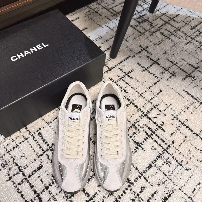 CLASSIC SNEAKERS IN SILVER SHEEPSKIN