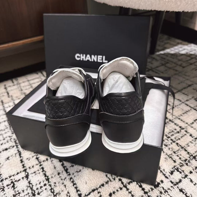 TRAINERS SNEAKER IN BLACK CALFSKIN AND SUEDE