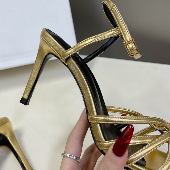 RIOMPHE SANDAL IN LAMBSKIN GOLD