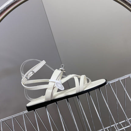 JUNE SANDAL WHITE CALFSKIN