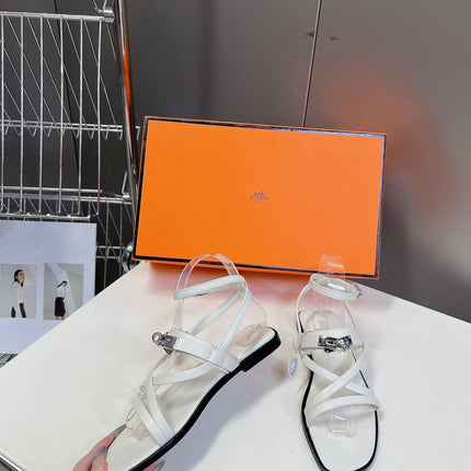 JUNE SANDAL WHITE CALFSKIN