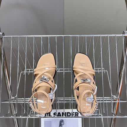 JUNE SANDAL BEIGE CALFSKIN