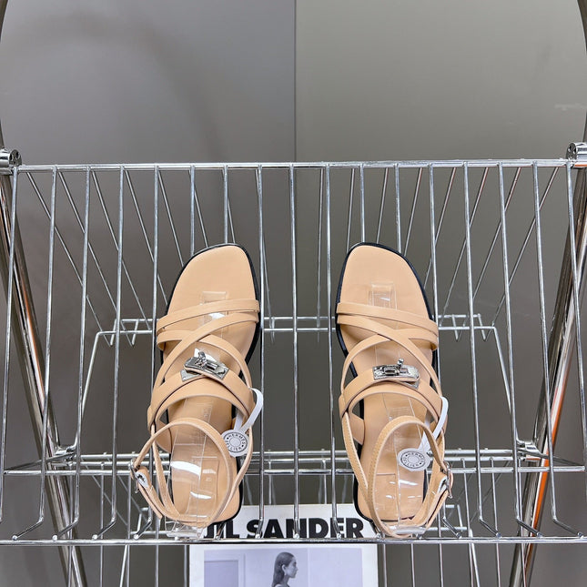 JUNE SANDAL BEIGE CALFSKIN