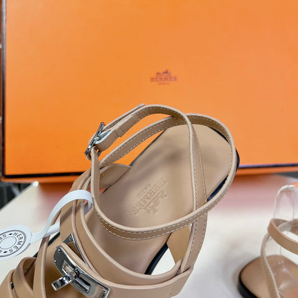 JUNE SANDAL BEIGE CALFSKIN