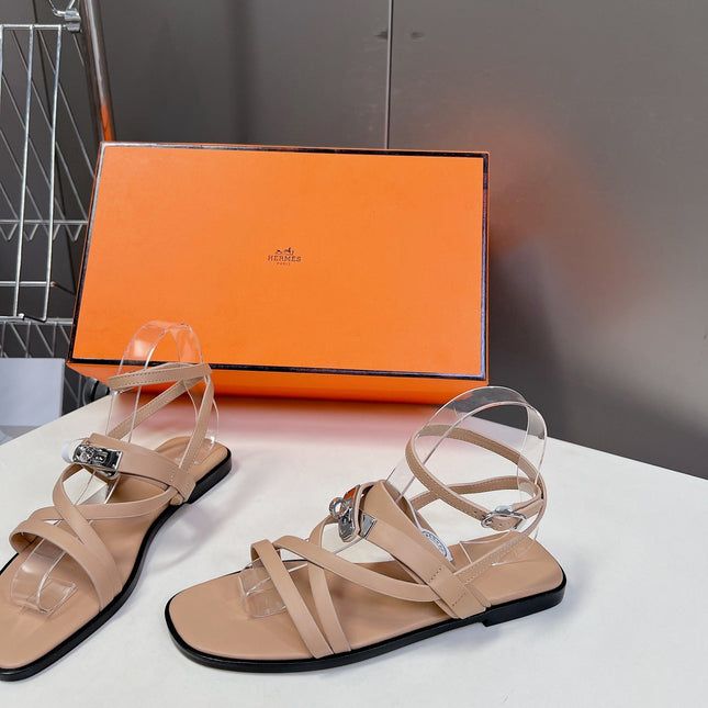 JUNE SANDAL BEIGE CALFSKIN