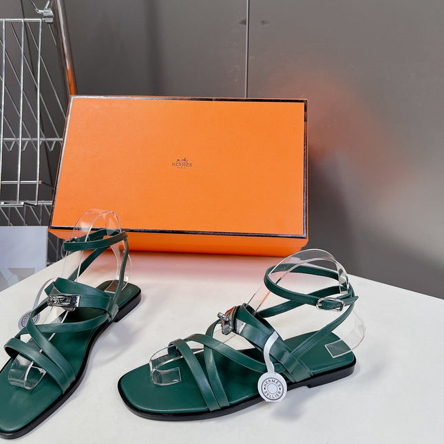 JUNE SANDAL COBALT CALFSKIN