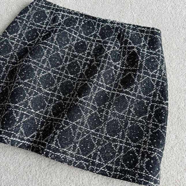 DIOR 25S PLEATED PLAID SKIRT STYLE 009
