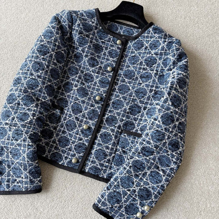 DIOR 25S CANNAGE CROPPED JACKET STYLE 056