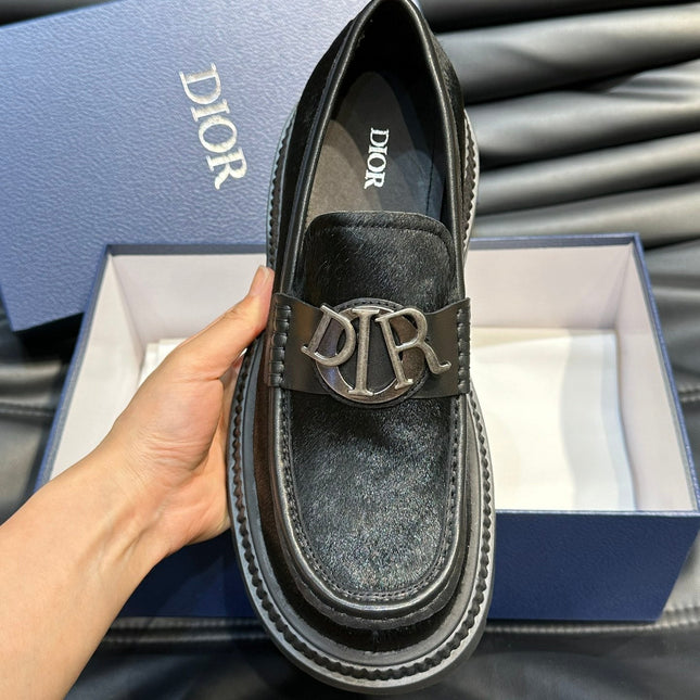 CD EXPLORER ICON LOAFER BLACK FUR