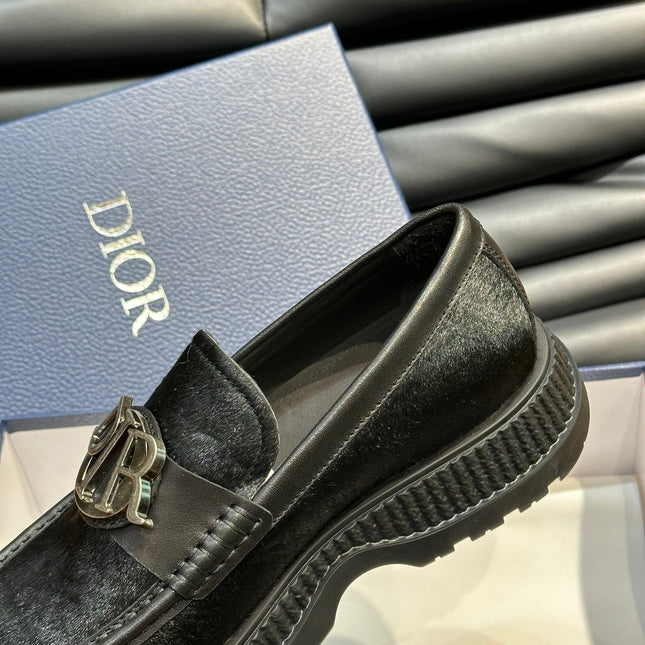 CD EXPLORER ICON LOAFER BLACK FUR
