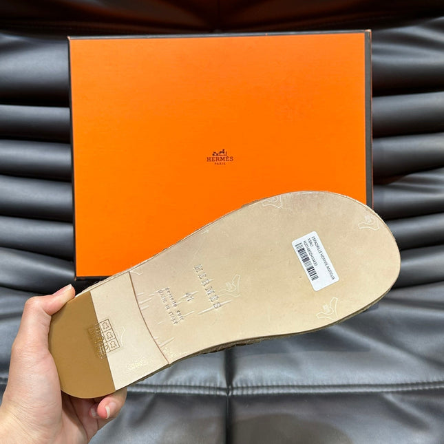 HM ANTIGUA ESPADRILLE SANDAL PEANUT SUEDE