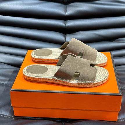 HM ANTIGUA ESPADRILLE SANDAL PEANUT SUEDE
