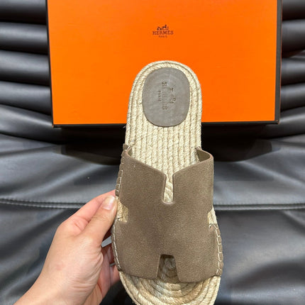 HM ANTIGUA ESPADRILLE SANDAL PEANUT SUEDE