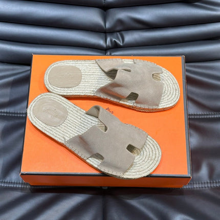 HM ANTIGUA ESPADRILLE SANDAL BEIGE SUEDE