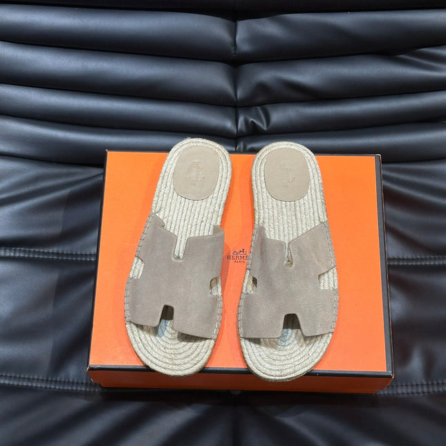 HM ANTIGUA ESPADRILLE SANDAL BEIGE SUEDE