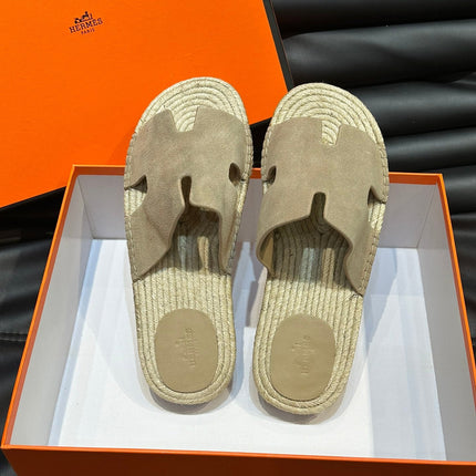 HM ANTIGUA ESPADRILLE SANDAL BEIGE SUEDE