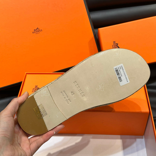 HM ANTIGUA ESPADRILLE SANDAL CLAY SUEDE