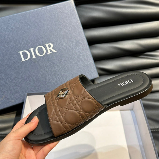 CD ALIAS SUMMER SLIPPER COPPER EMBOSSED CALFSKIN