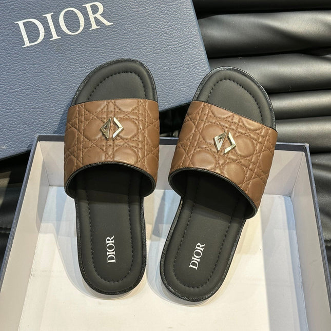 CD ALIAS SUMMER SLIPPER COPPER EMBOSSED CALFSKIN