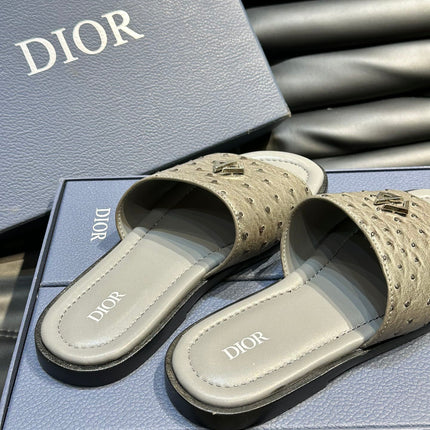 CD ALIAS SUMMER SLIPPER SAGE COLOR CALFSKIN