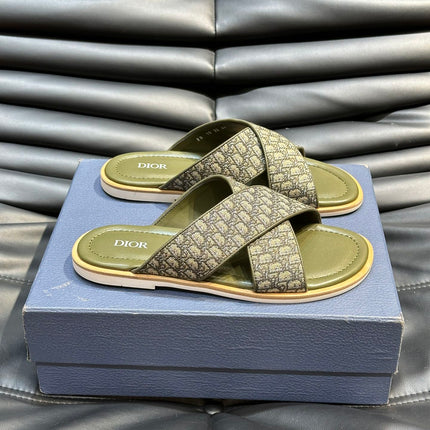 CD ALIAS SANDAL OLIVE JACQUARD