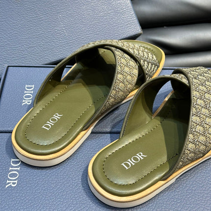 CD ALIAS SANDAL OLIVE JACQUARD