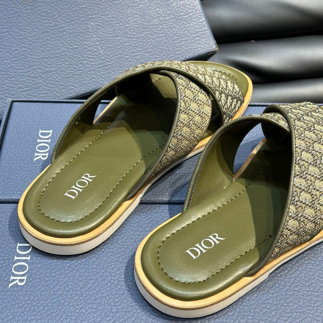 CD ALIAS SANDAL OLIVE JACQUARD