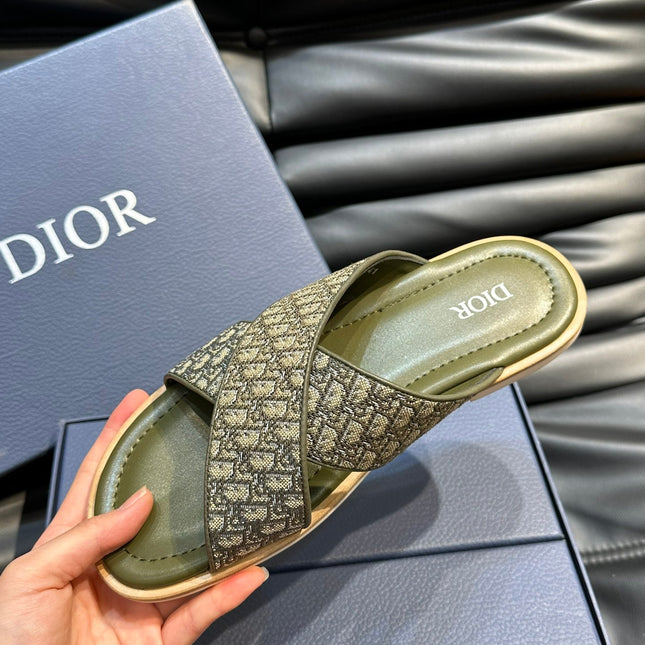 CD ALIAS SANDAL OLIVE JACQUARD