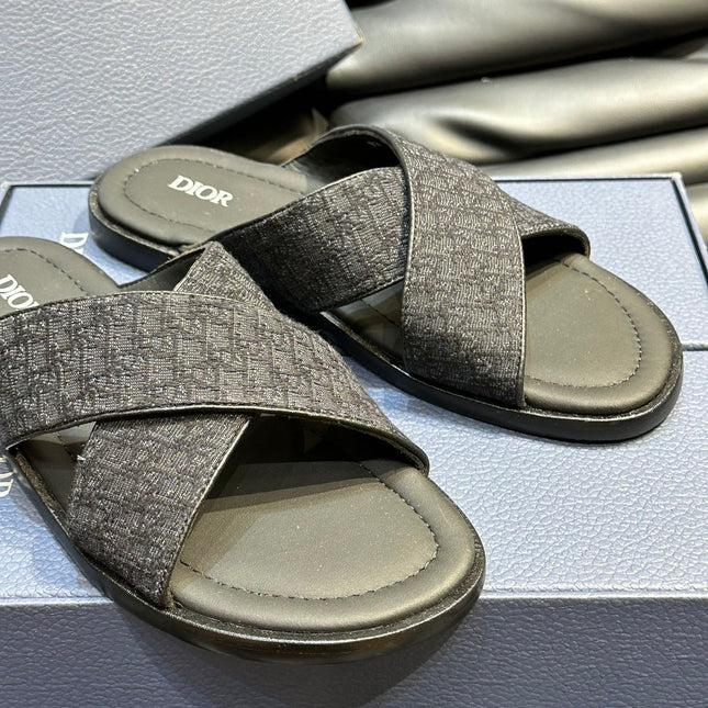 CD ALIAS SANDAL BLACK AND JUNIPER JACQUARD