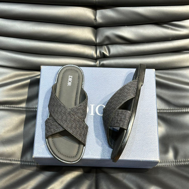 CD ALIAS SANDAL BLACK AND JUNIPER JACQUARD