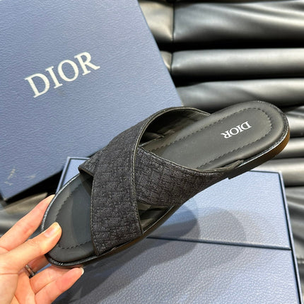 CD ALIAS SANDAL BLACK AND JUNIPER JACQUARD