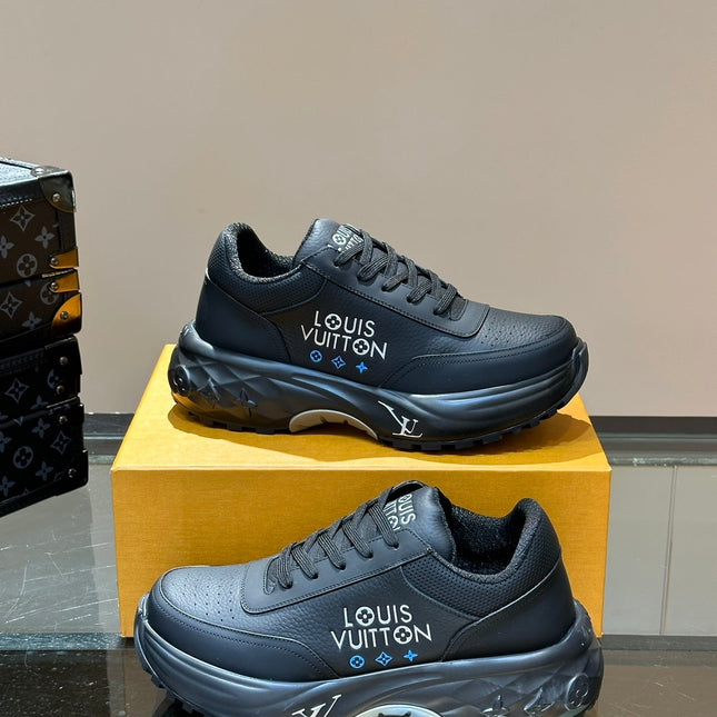 THICK-SOLED SNEAKER BLACK CALFSKIN