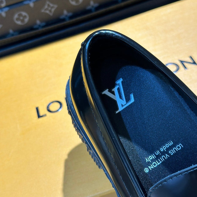 LV MAJOR LOAFER IN BLACK SOFT CALFSKIN