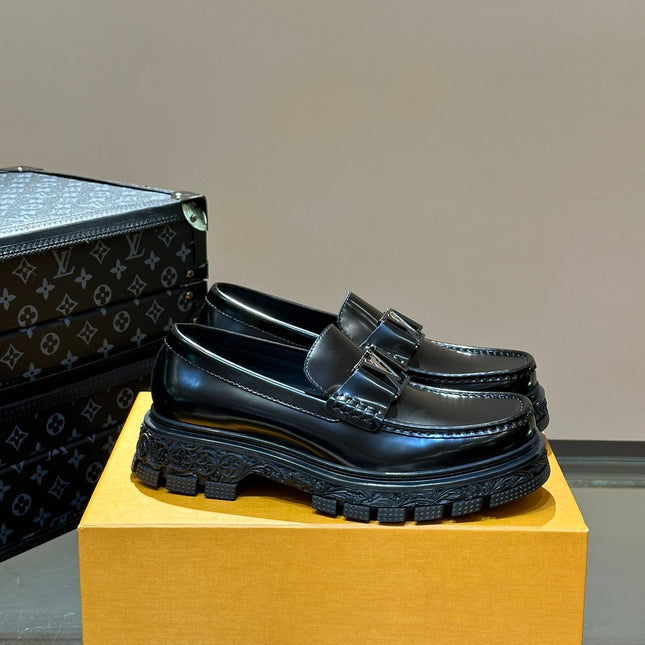 LV MAJOR LOAFER IN BLACK SOFT CALFSKIN