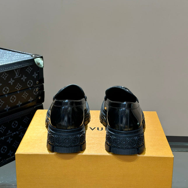 LV MAJOR LOAFER IN BLACK SOFT CALFSKIN