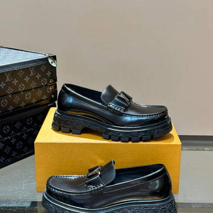LV MAJOR LOAFER IN BLACK SOFT CALFSKIN