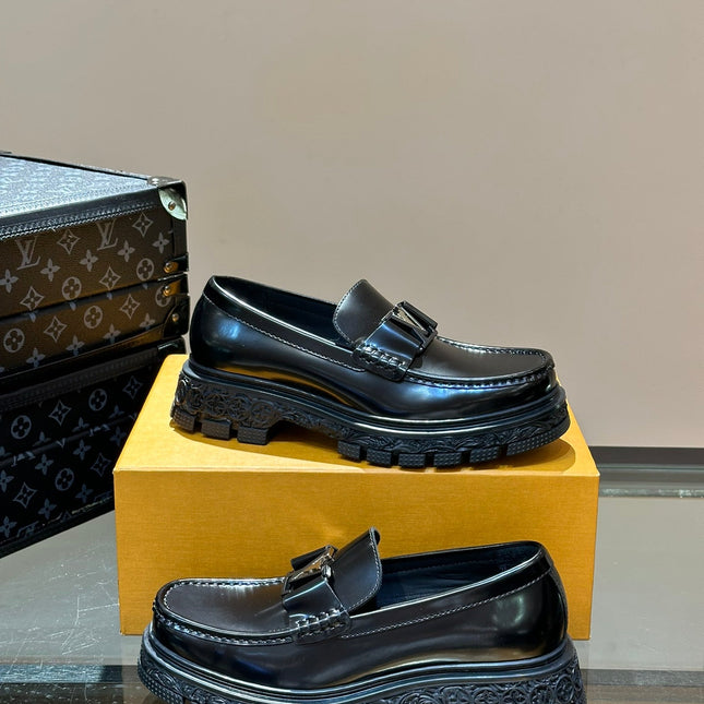LV MAJOR LOAFER IN BLACK SOFT CALFSKIN