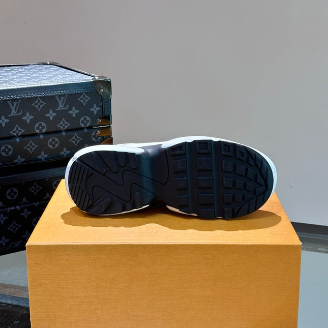 NEO RUN AWAY SNEAKER WHITE MIX BLACK CALFSKIN