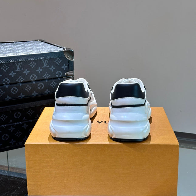 NEO RUN AWAY SNEAKER WHITE MIX BLACK CALFSKIN