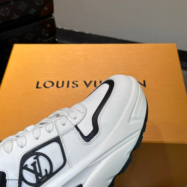 NEO RUN AWAY SNEAKER WHITE MIX BLACK CALFSKIN