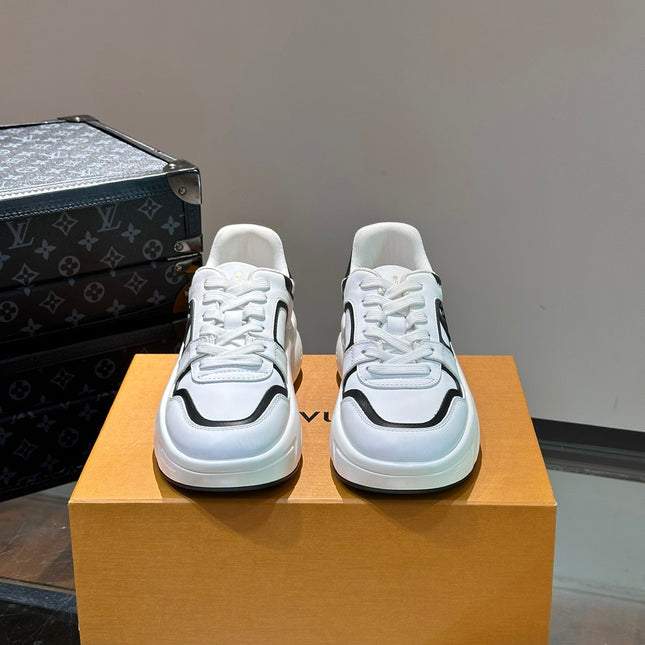 NEO RUN AWAY SNEAKER WHITE MIX BLACK CALFSKIN