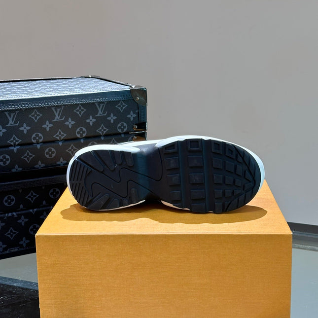 NEO RUN AWAY SNEAKER BLACK MIX WHITE CALFSKIN