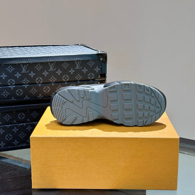 NEO RUN AWAY SNEAKER BLACK MIX GREY CALFSKIN