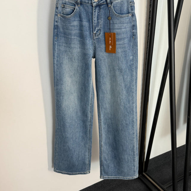 LP HIGH-WAISTED DENIM PANTS STYLE 14