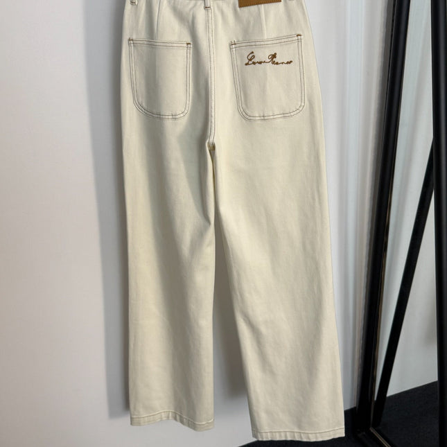 LP HIGH-WAISTED DENIM PANTS STYLE 12