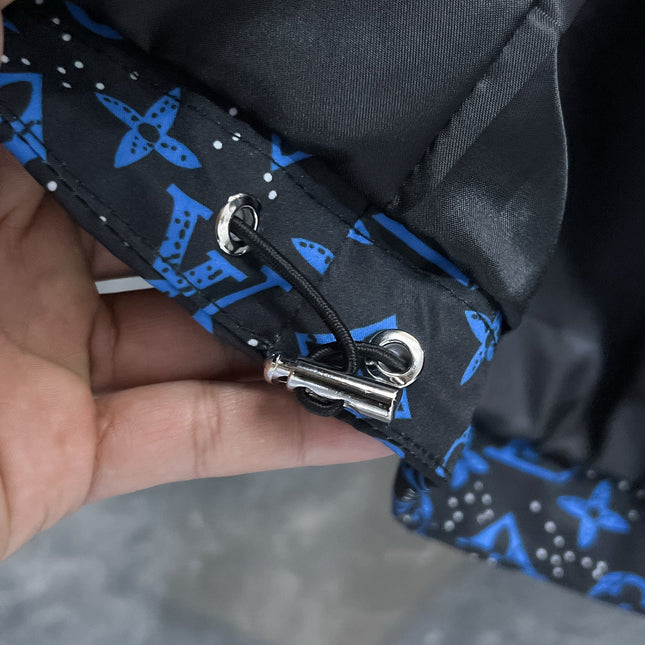 LV COBALT BLUE MIX BLACK MONOGRAM JACKET 239572